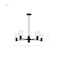 Nuvo Clarksville - 28 Inch 5 Light Chandelier - Matte Black with Clear Glass 60/8066 - alternate 8